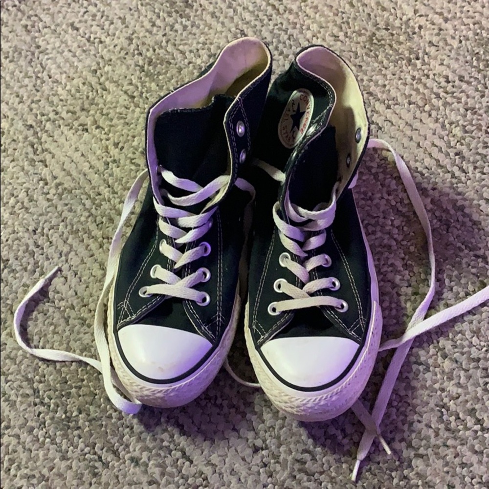 COPY - Black Hightop Converse